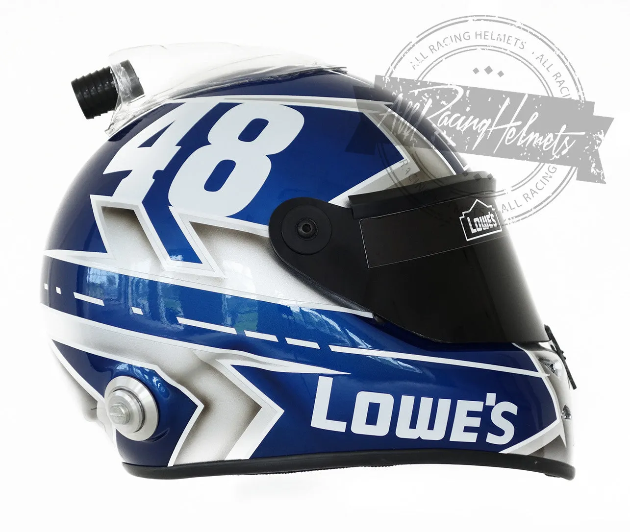 Jimmie Johnson Chevrolet #48 NASCAR Replica Helmet Scale 1:1