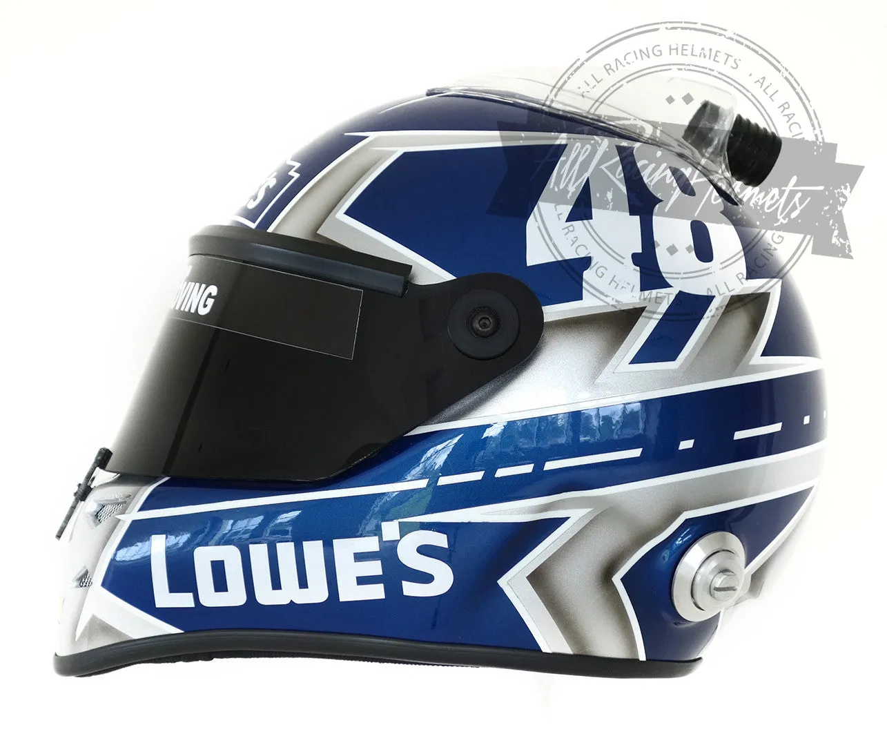 Jimmie Johnson Chevrolet #48 NASCAR Replica Helmet Scale 1:1