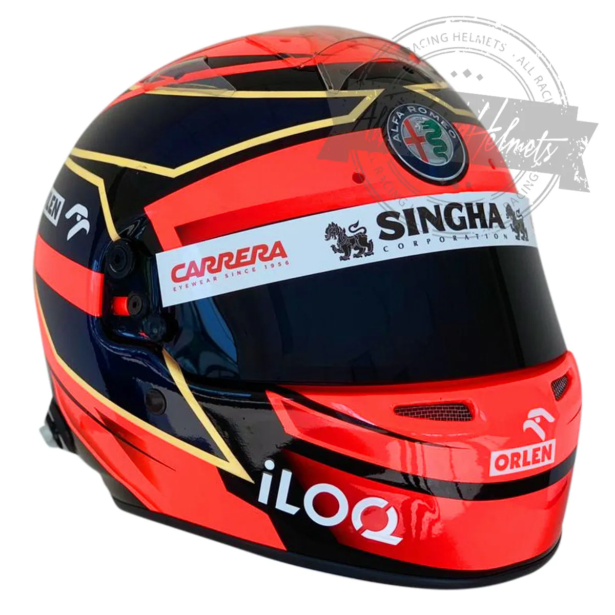 Kimi Raikkonen 2021 F1 Replica Helmet Scale 1:1