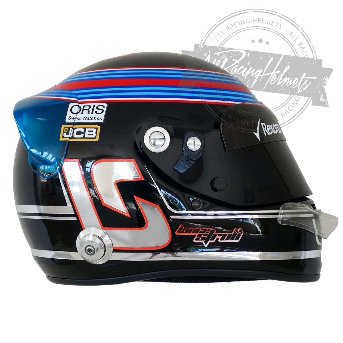 Lance Stroll 2017 F1 Replica Helmet Scale 1:1