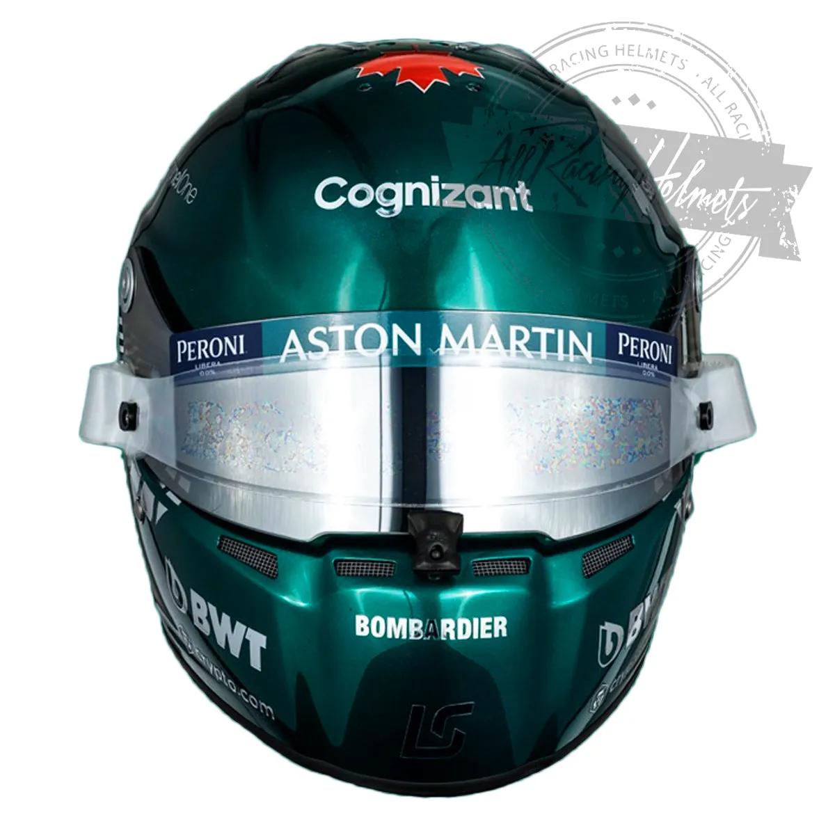 Lance Stroll 2021 F1 Replica Helmet Scale 1:1