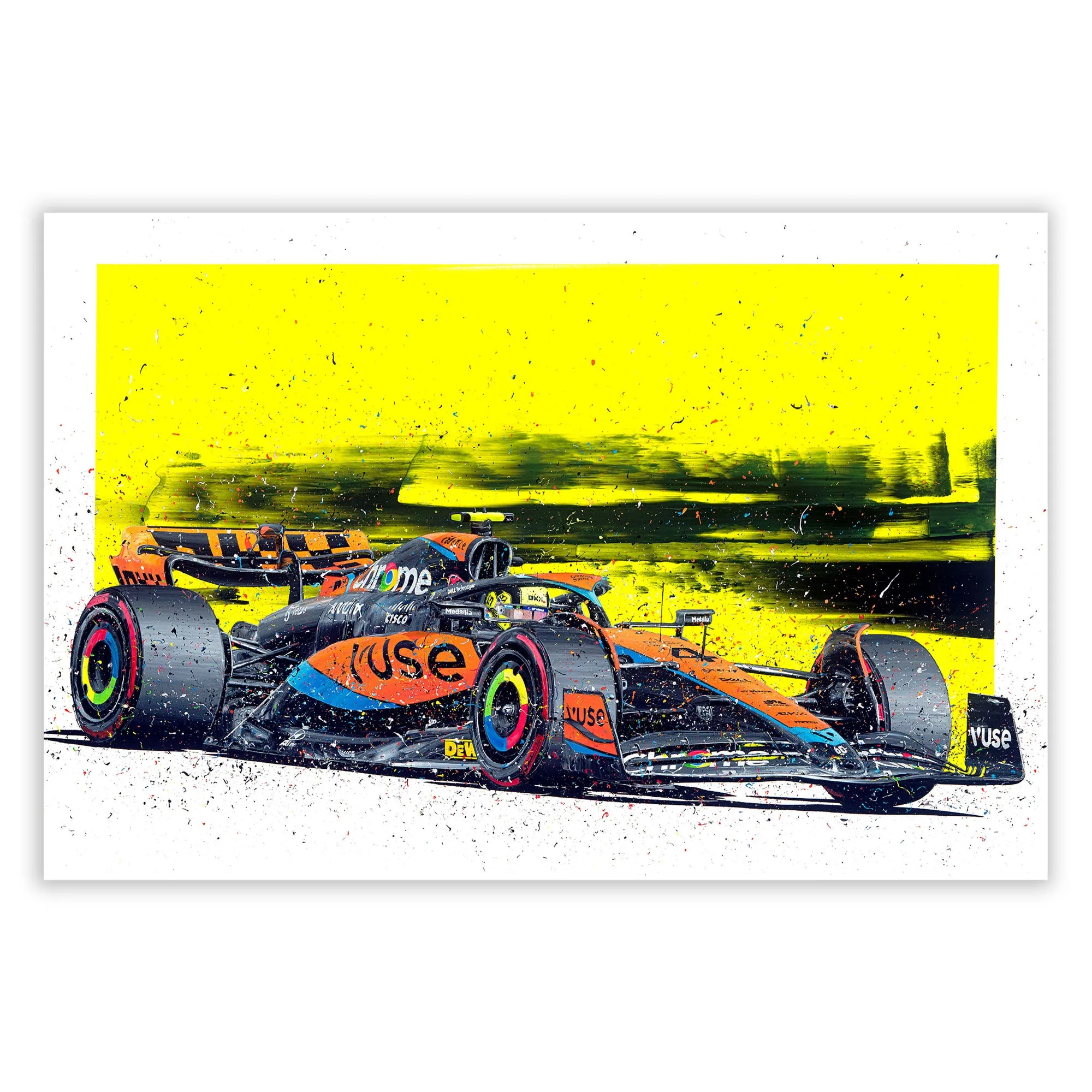 Lando Norris 2023 Giclee Print – David Johnson