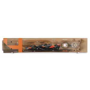 Lando Norris 2024 McLaren F1 Team Race Used Skid Plank Wall Art - Canadian GP