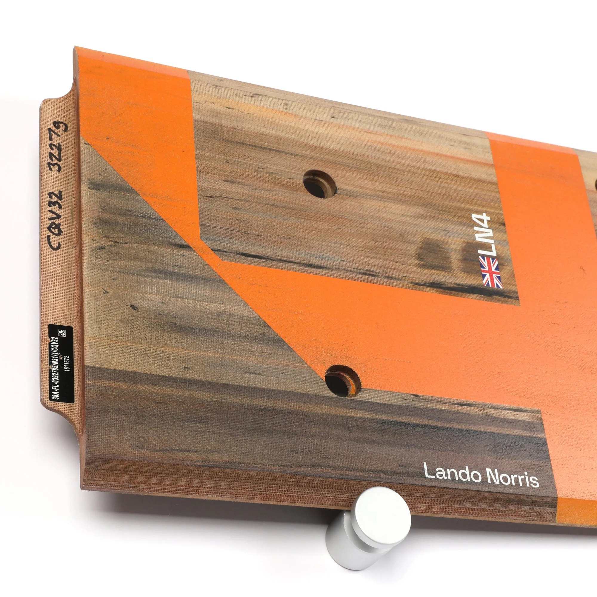 Lando Norris 2024 McLaren F1 Team Race Used Skid Plank Wall Art - Canadian GP