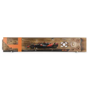 Lando Norris 2024 McLaren F1 Team Race Used Skid Plank Wall Art - Mexico City GP
