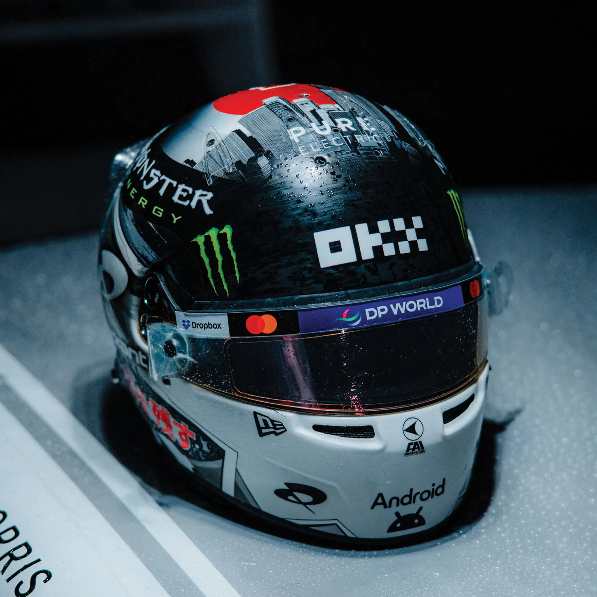 Lando Norris 2025 1:2 Scale Helmet - Japanese GP