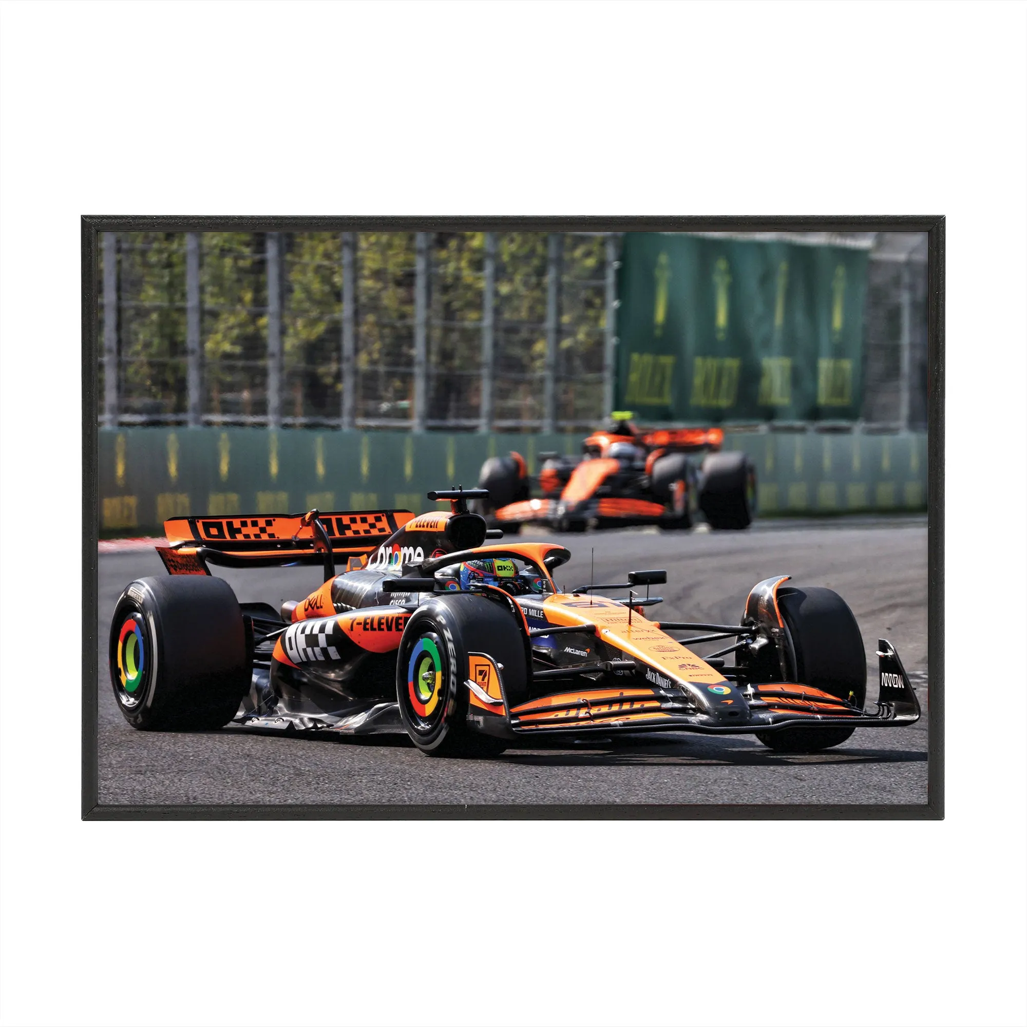 Lando Norris & Oscar Piastri 2024 McLaren F1 Team Print - 'One-Two' - Hungarian GP