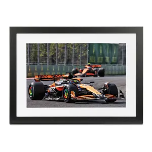 Lando Norris & Oscar Piastri 2024 McLaren F1 Team Print - 'One-Two' - Hungarian GP