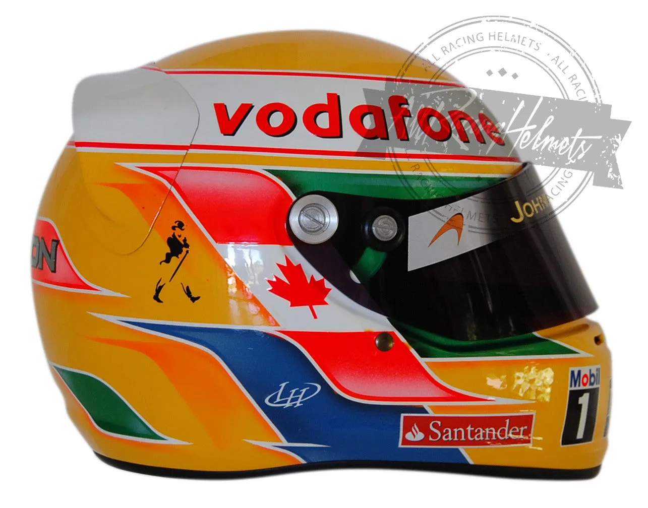Lewis Hamilton 2012 Montreal F1 Replica Helmet Scale 1:1