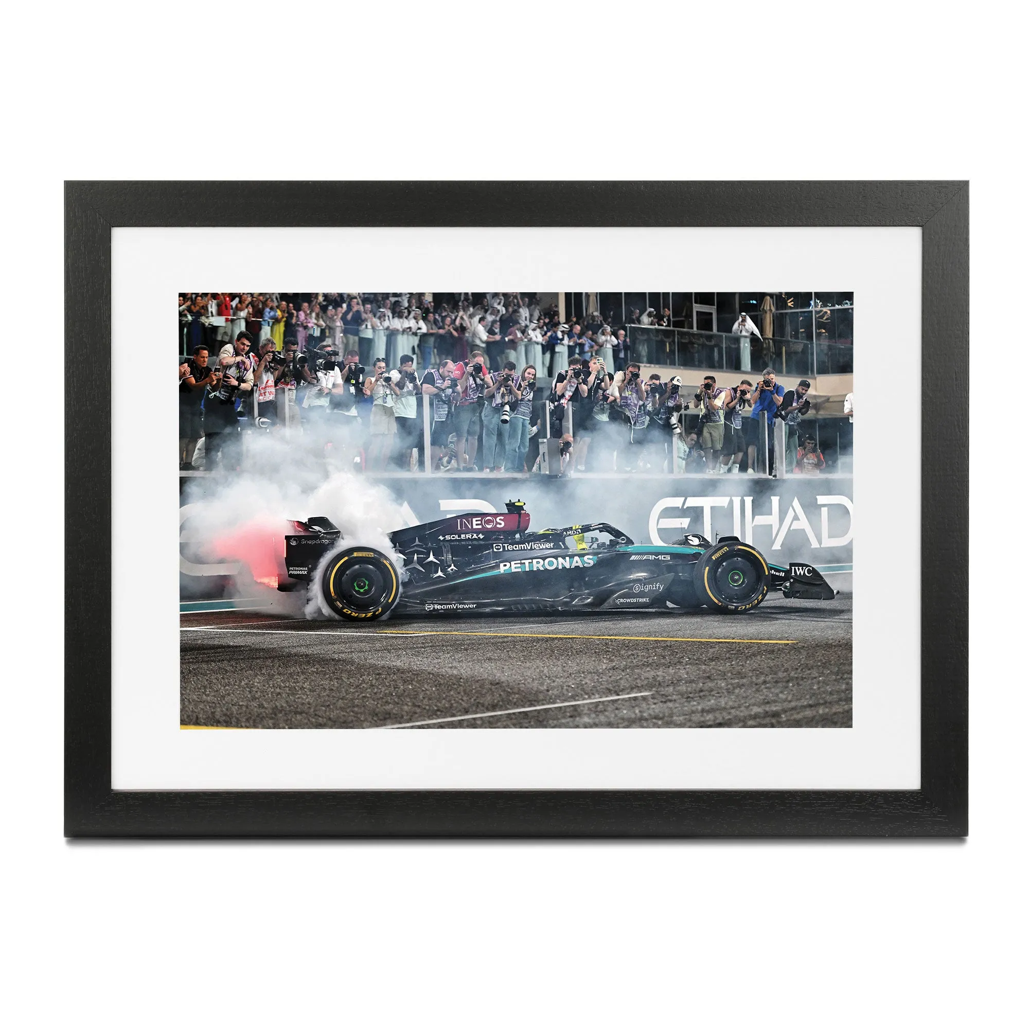 Lewis Hamilton 2024 Mercedes AMG Petronas Print - The Farewell - Abu Dhabi GP