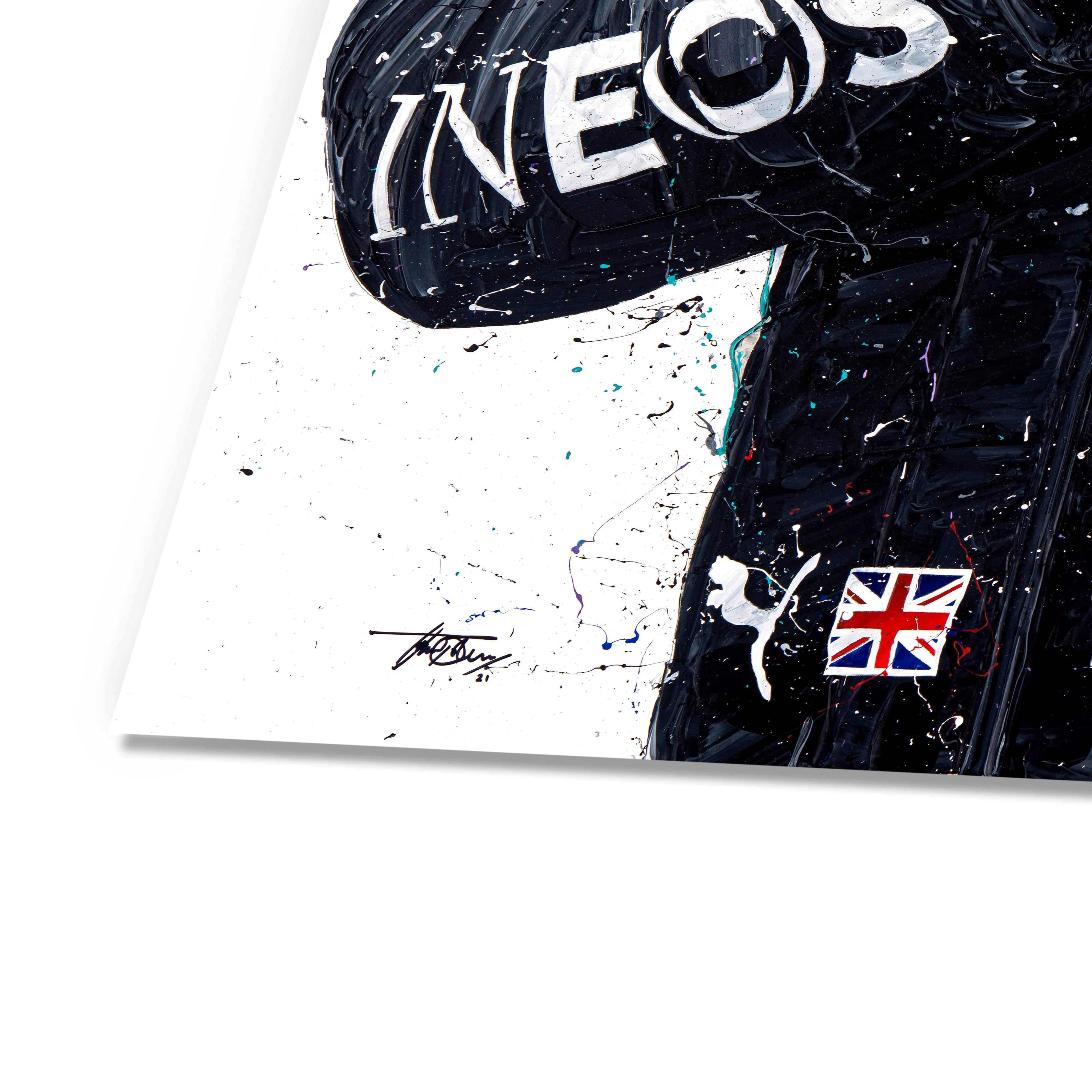 Lewis Hamilton 'Tribute' Giclee Print – David Johnson