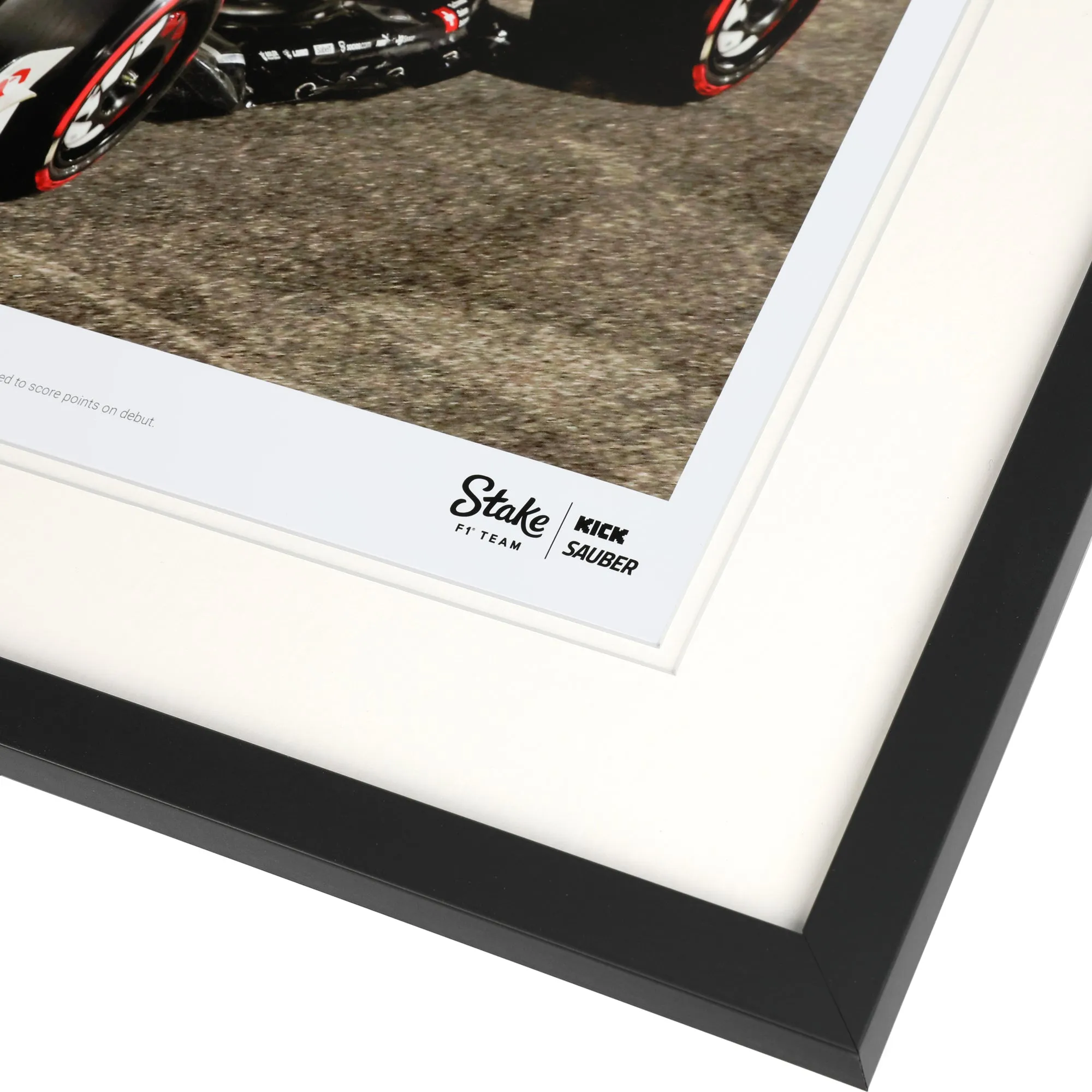 Limited Edition Zhou Guanyu 'Debut' Signed Stake Sauber F1 Team Print - Bahrain GP 2022
