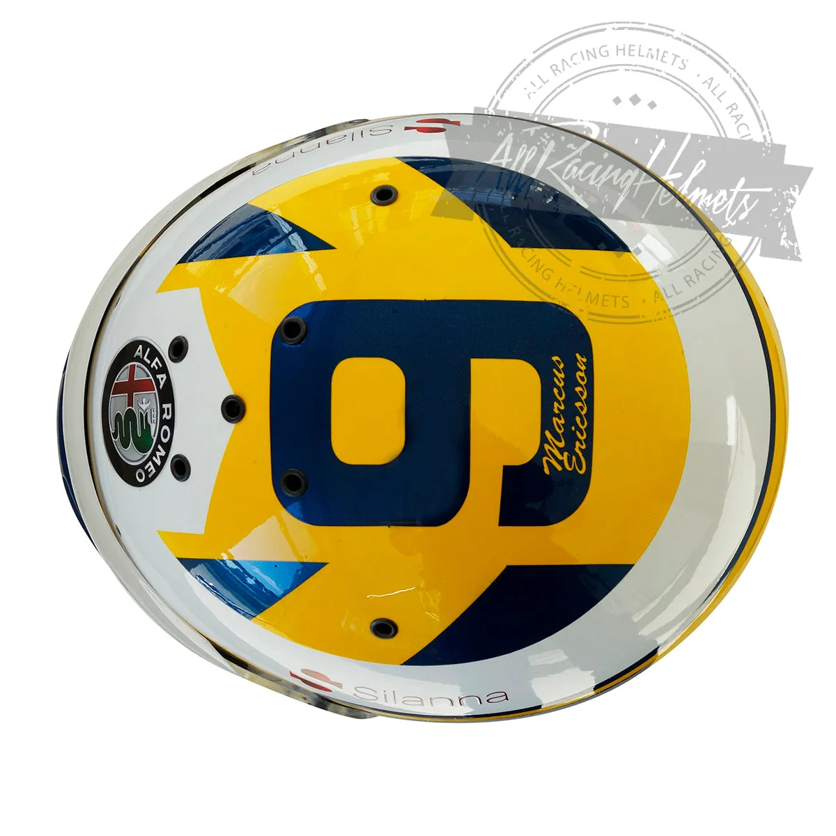 Marcus Ericsson 2018 F1 Replica Helmet Scale 1:1