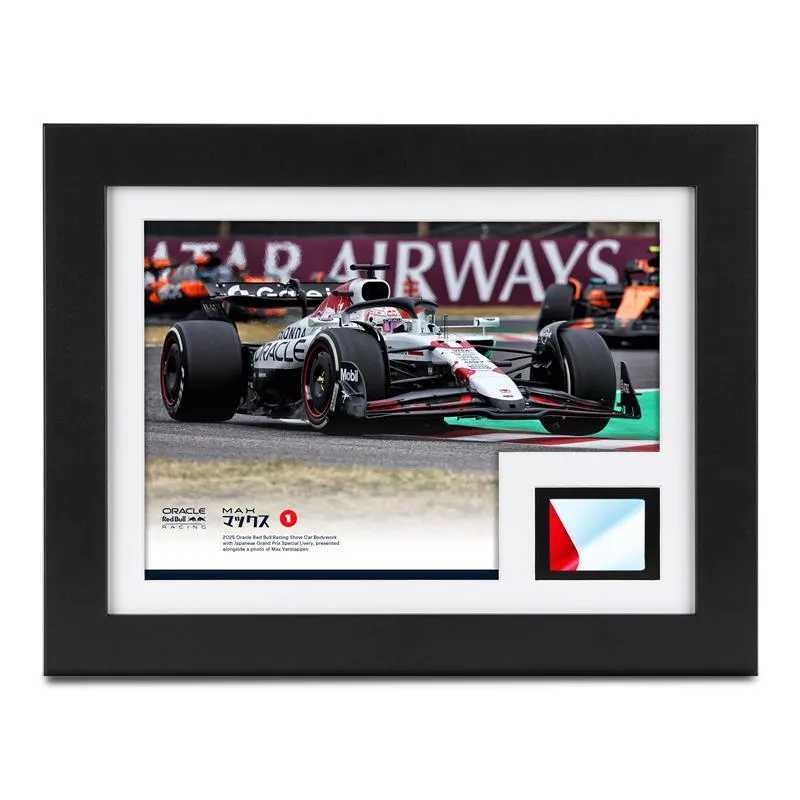 Max Verstappen 2025 Oracle Red Bull Racing Showcar Bodywork and Photo - Japanese GP Edition