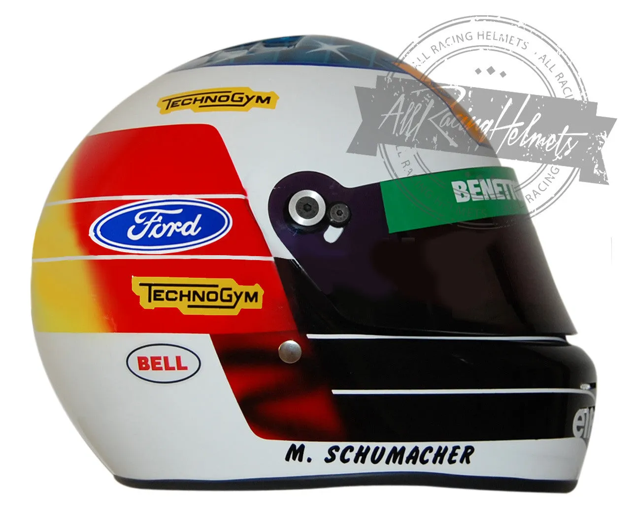 Michael Schumacher 1993 F1 Replica Helmet Scale 1:1