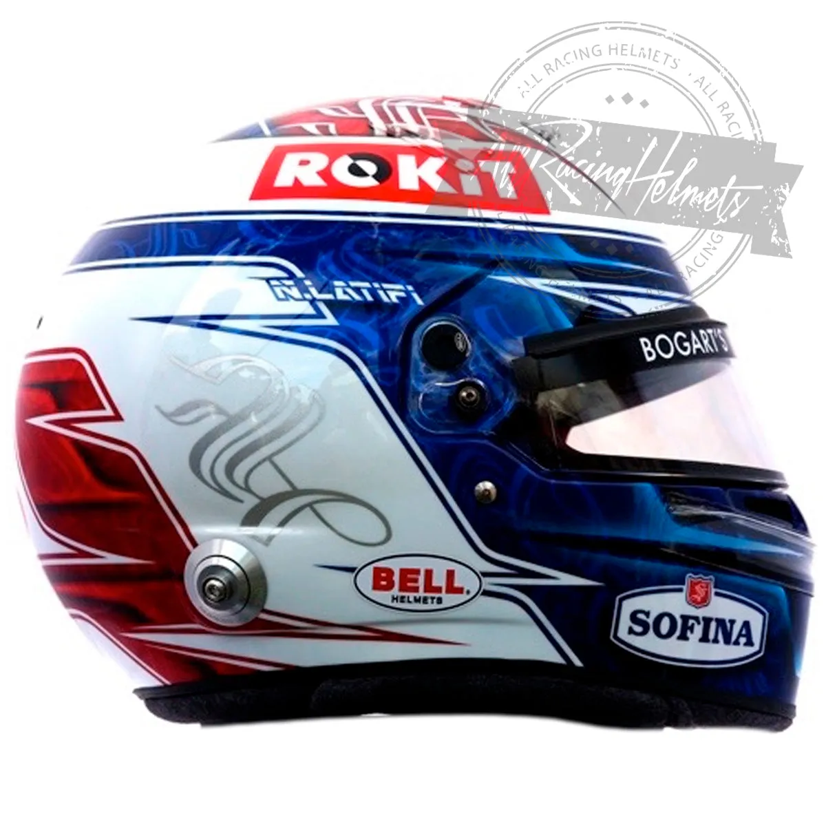 Nicholas Latifi 2020 F1 Replica Helmet Scale 1:1