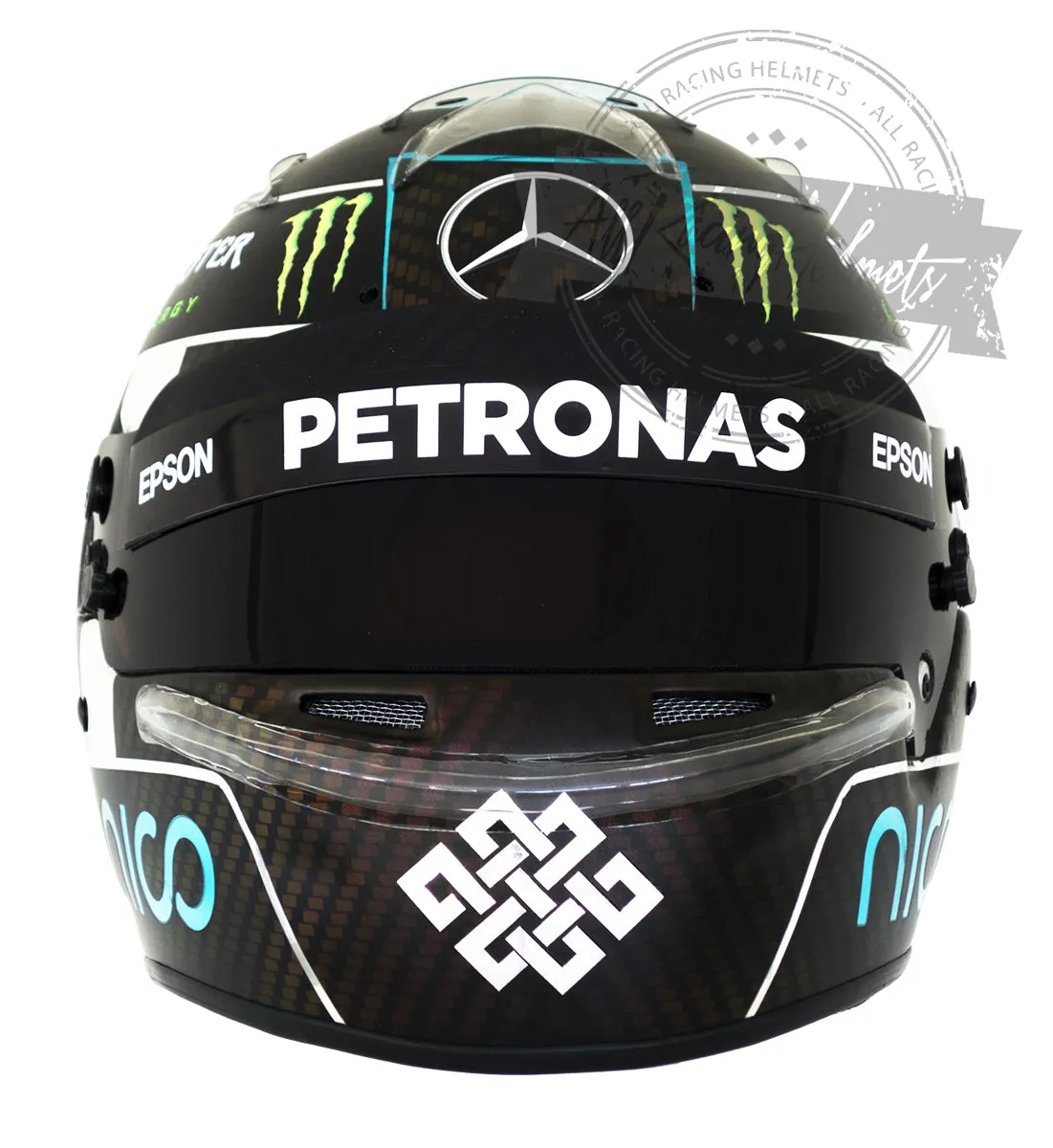Nico Rosberg 2016 F1 World Champion Replica Helmet Scale 1:1