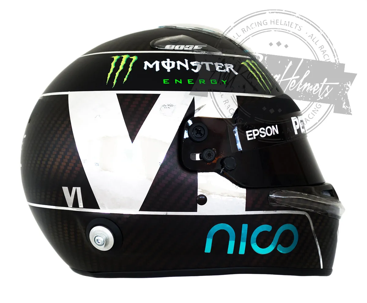 Nico Rosberg 2016 F1 World Champion Replica Helmet Scale 1:1