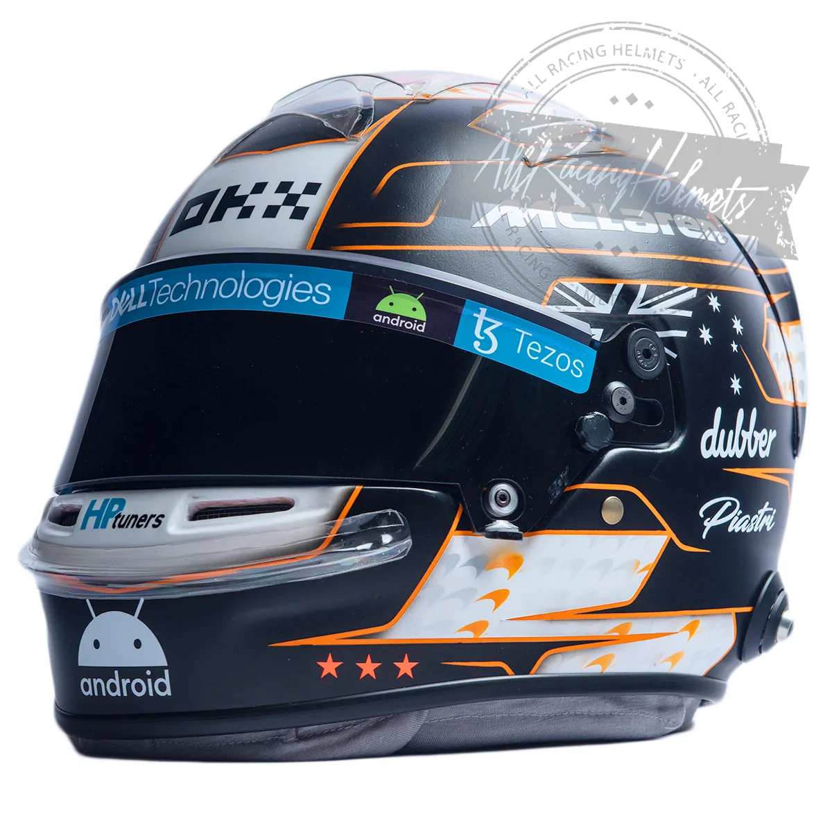 Oscar Piastri 2023 Monaco F1 Replica Helmet Scale 1:1