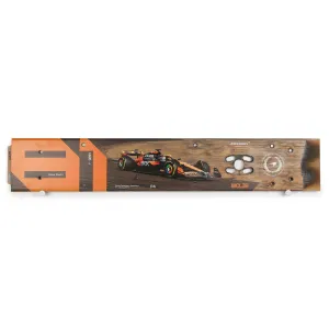 Oscar Piastri 2024 McLaren F1 Team Race Used Skid Plank Wall Art - Dutch GP