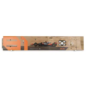 Oscar Piastri 2024 McLaren F1 Team Race Used Skid Plank Wall Art - Sao Paulo GP