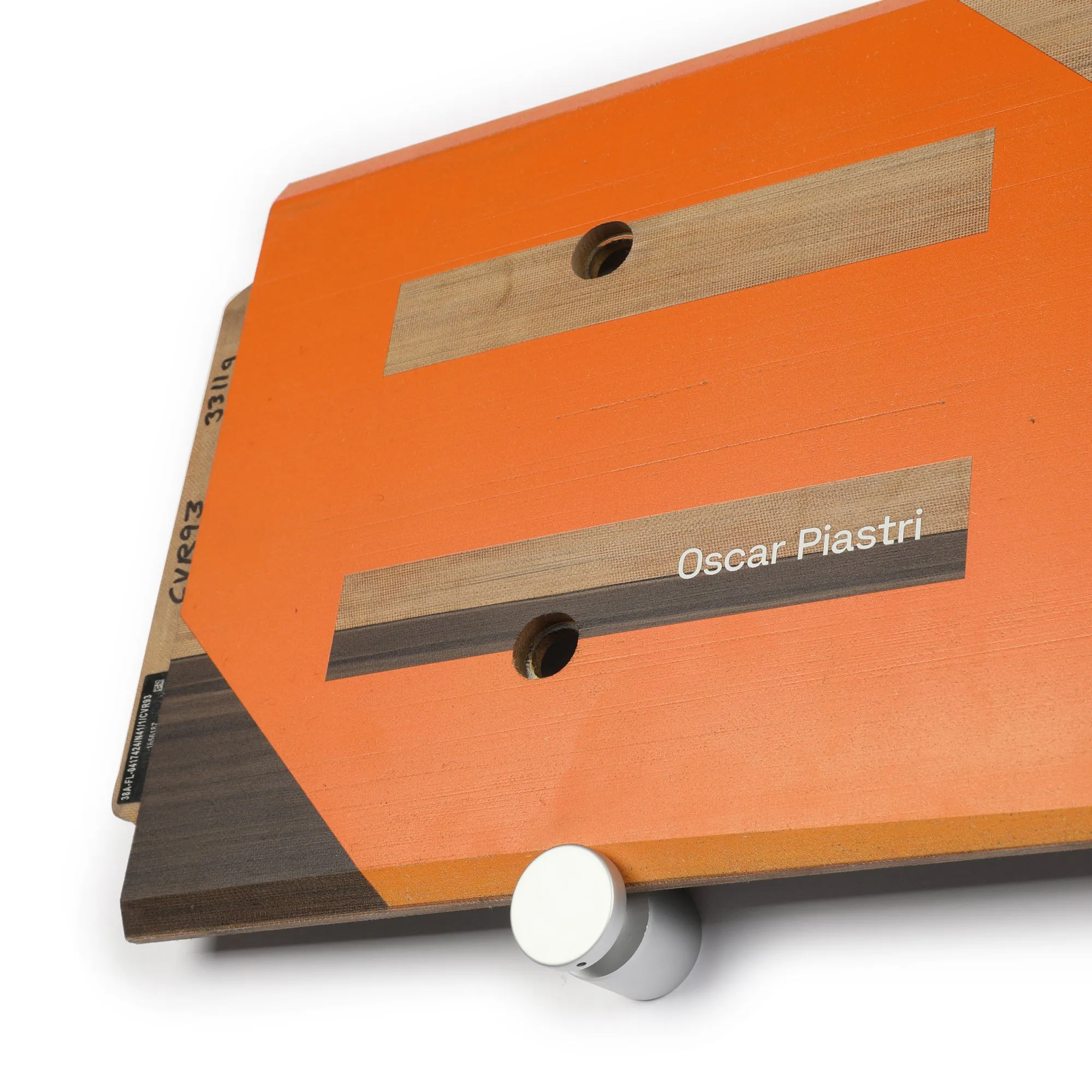 Oscar Piastri 2024 McLaren F1 Team Race Used Skid Plank Wall Art - Sao Paulo GP