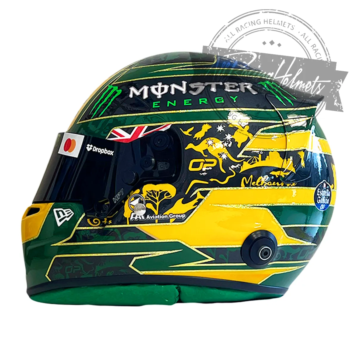 Oscar Piastri 2025 Australian GP F1 Replica Helmet Scale 1:1