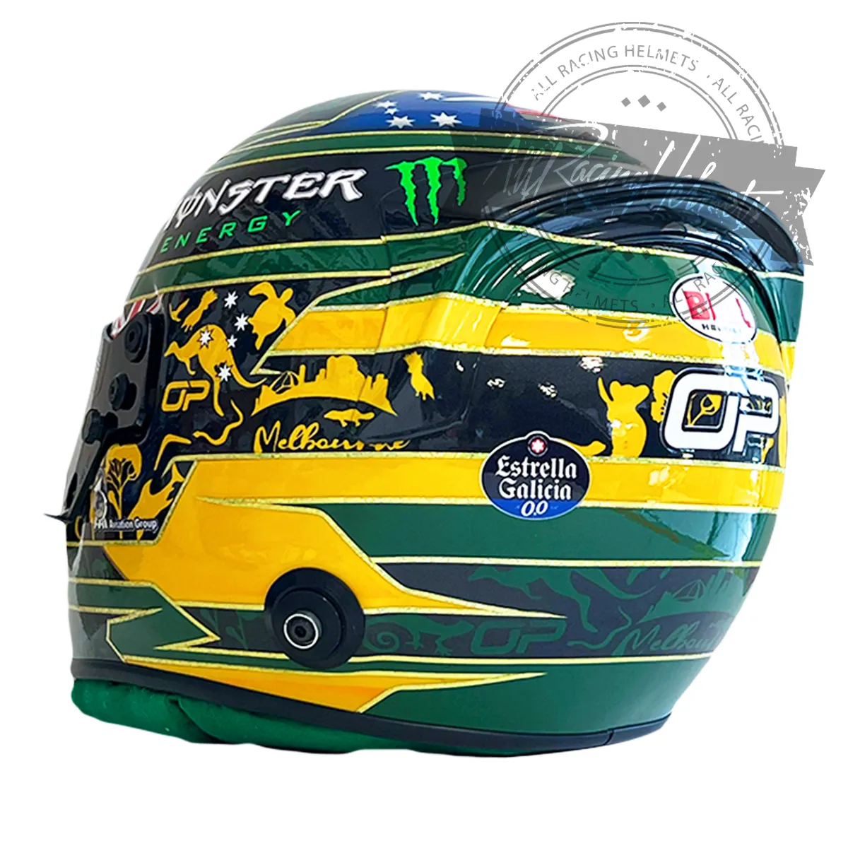 Oscar Piastri 2025 Australian GP F1 Replica Helmet Scale 1:1