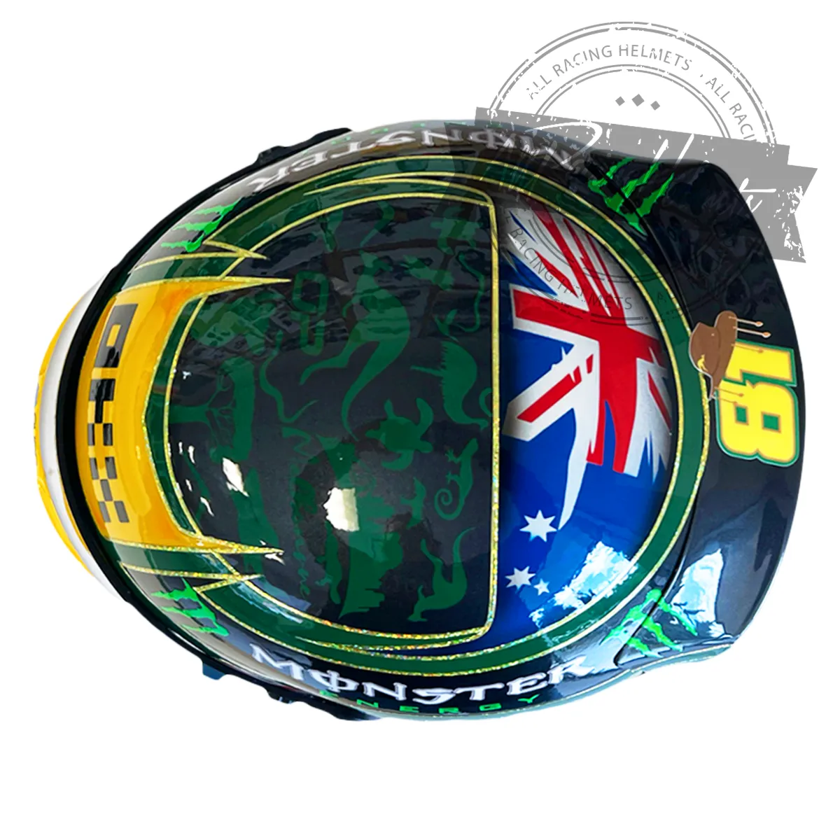 Oscar Piastri 2025 Australian GP F1 Replica Helmet Scale 1:1