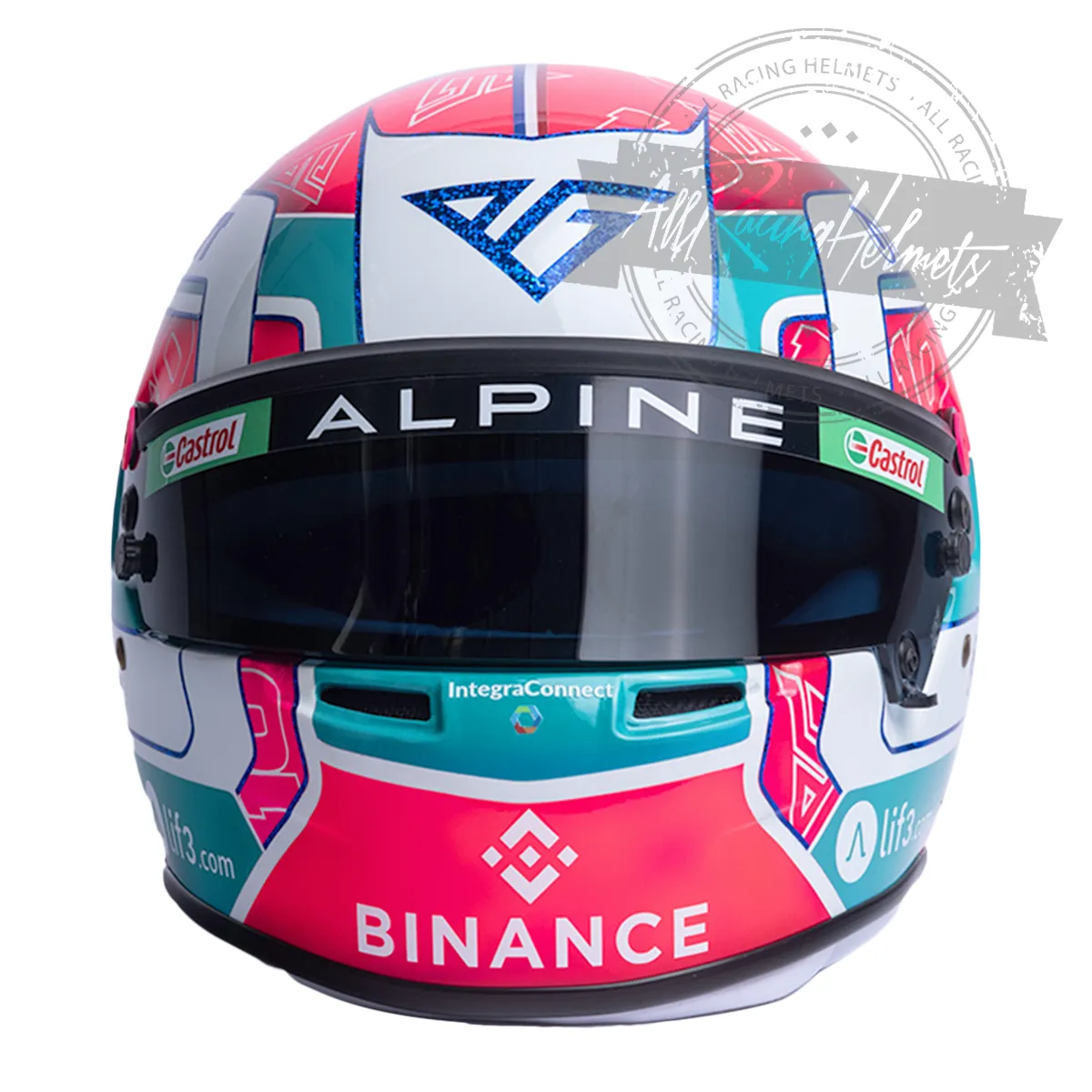 Pierre Gasly 2023 Miami GP F1 Replica Helmet Scale 1:1