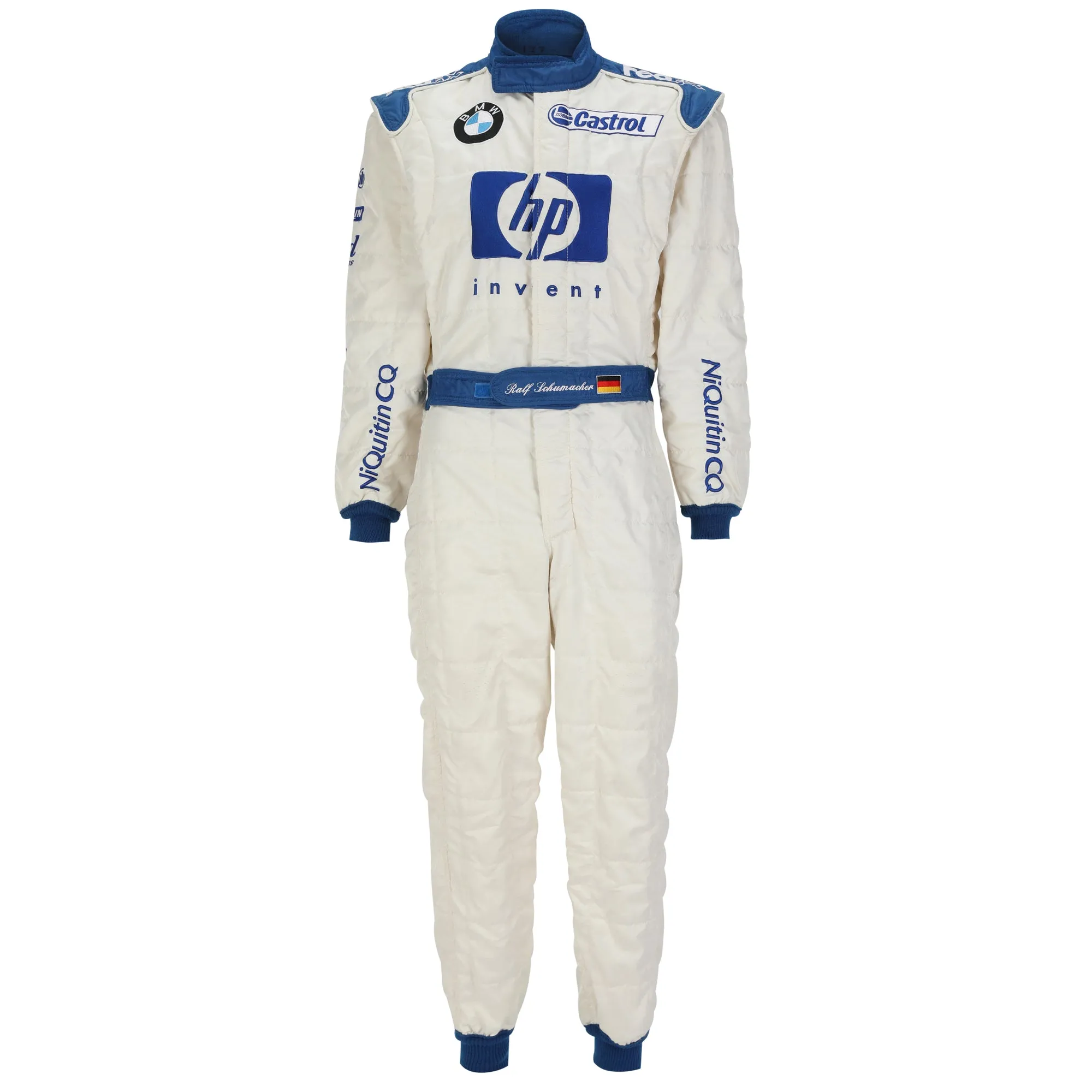 Ralf Schumacher 2004 Williams F1 Team Grand Prix Used Suit