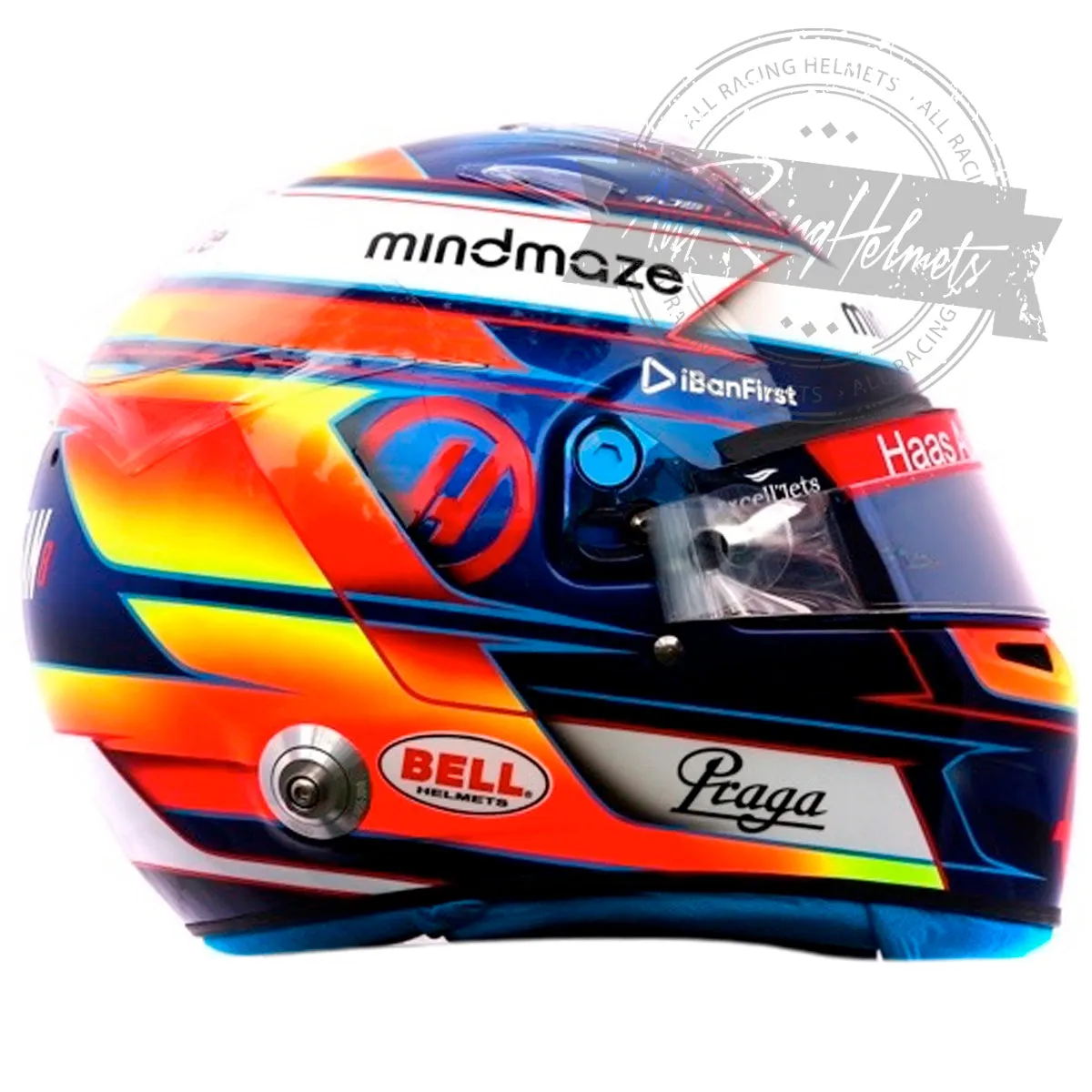 Romain Grosjean F1 2020 Replica Helmet Scale 1:1