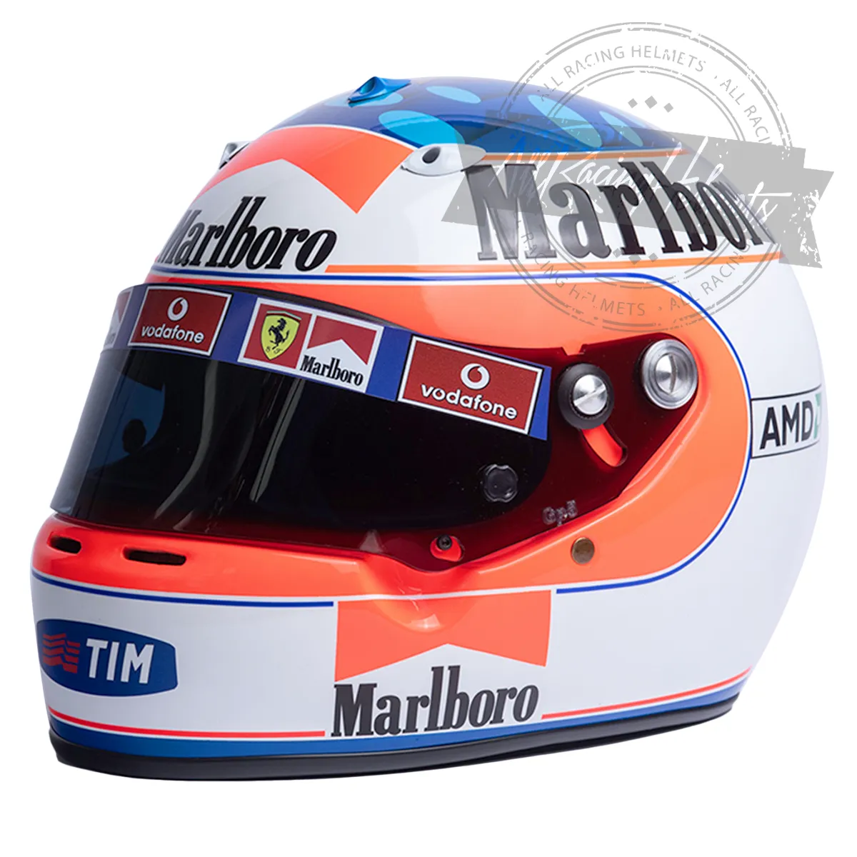 Rubens Barrichello 2005 F1 Replica Helmet Scale 1:1