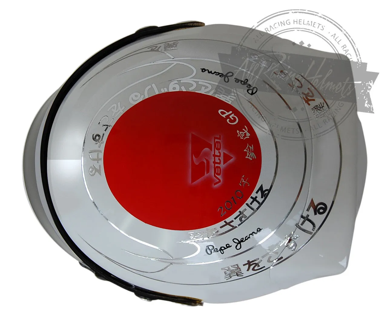 Sebastian Vettel 2010 Suzuka F1 Replica Helmet Scale 1:1