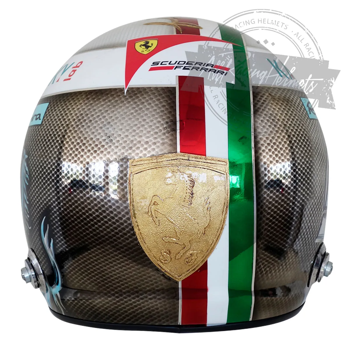 Sebastian Vettel 2017 Monza GP F1 Replica Helmet Scale 1:1