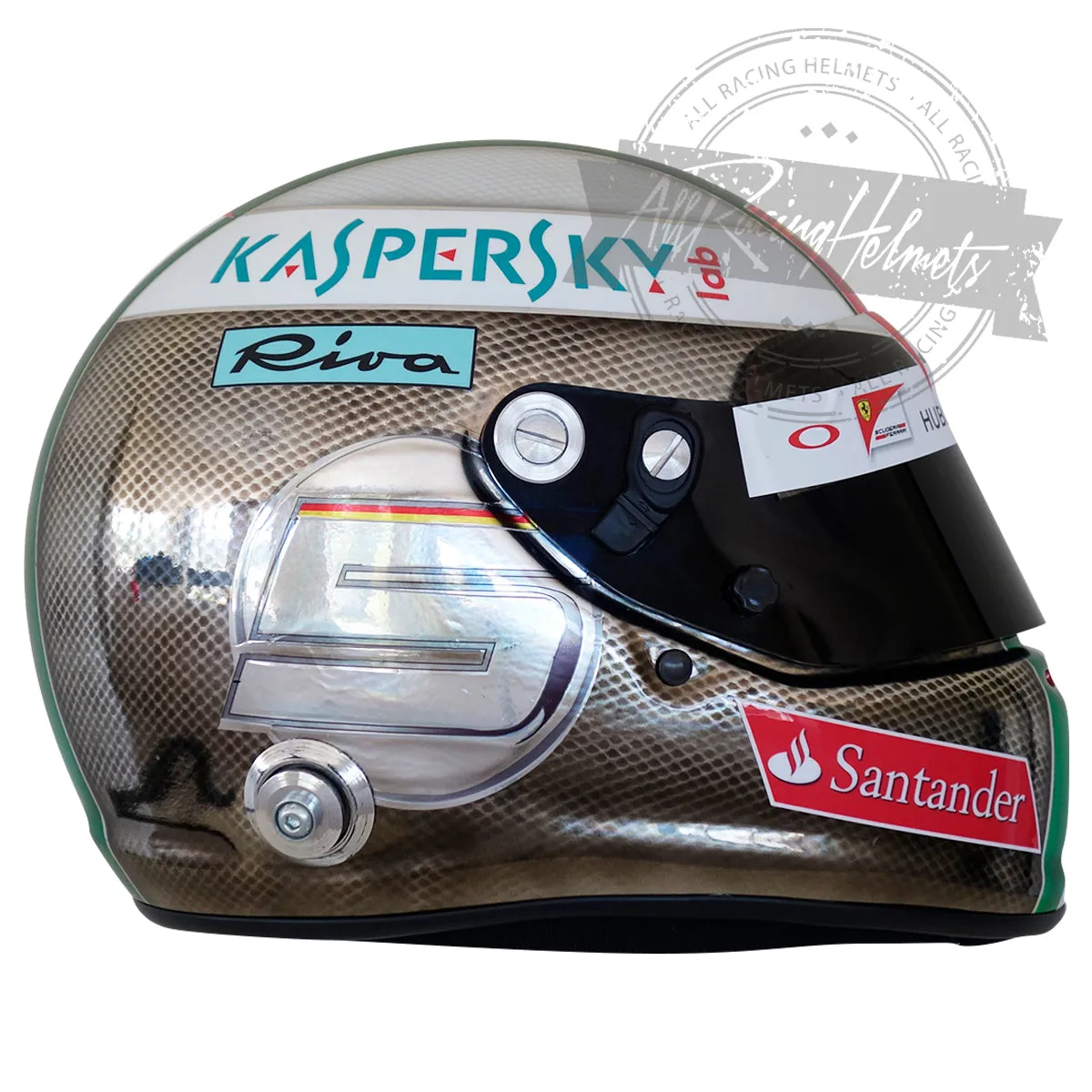 Sebastian Vettel 2017 Monza GP F1 Replica Helmet Scale 1:1