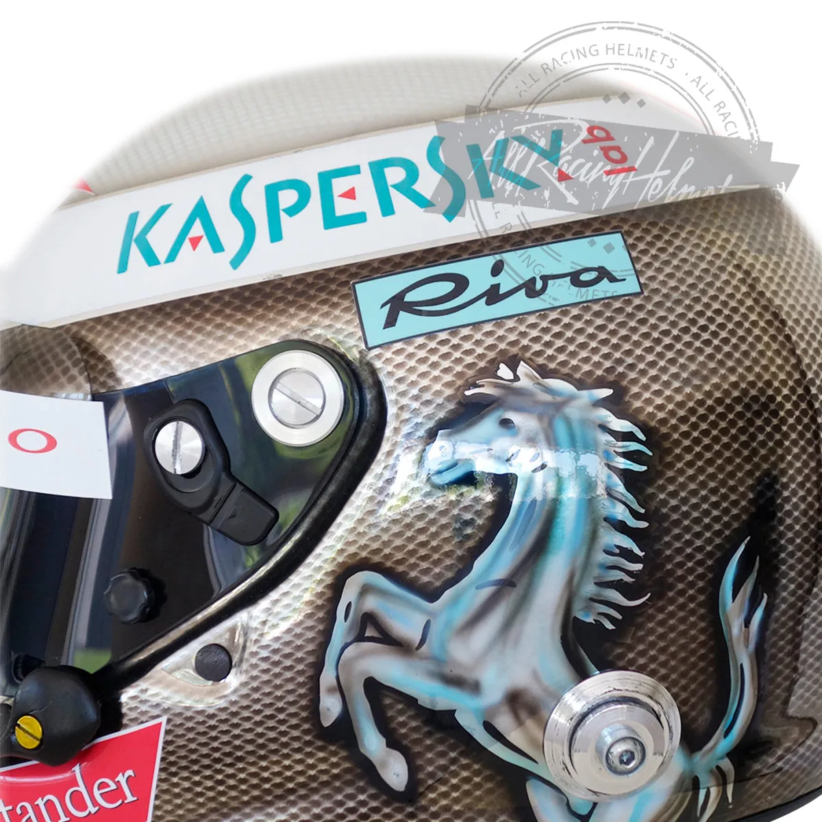 Sebastian Vettel 2017 Monza GP F1 Replica Helmet Scale 1:1