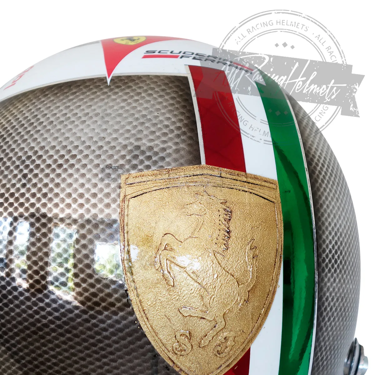 Sebastian Vettel 2017 Monza GP F1 Replica Helmet Scale 1:1