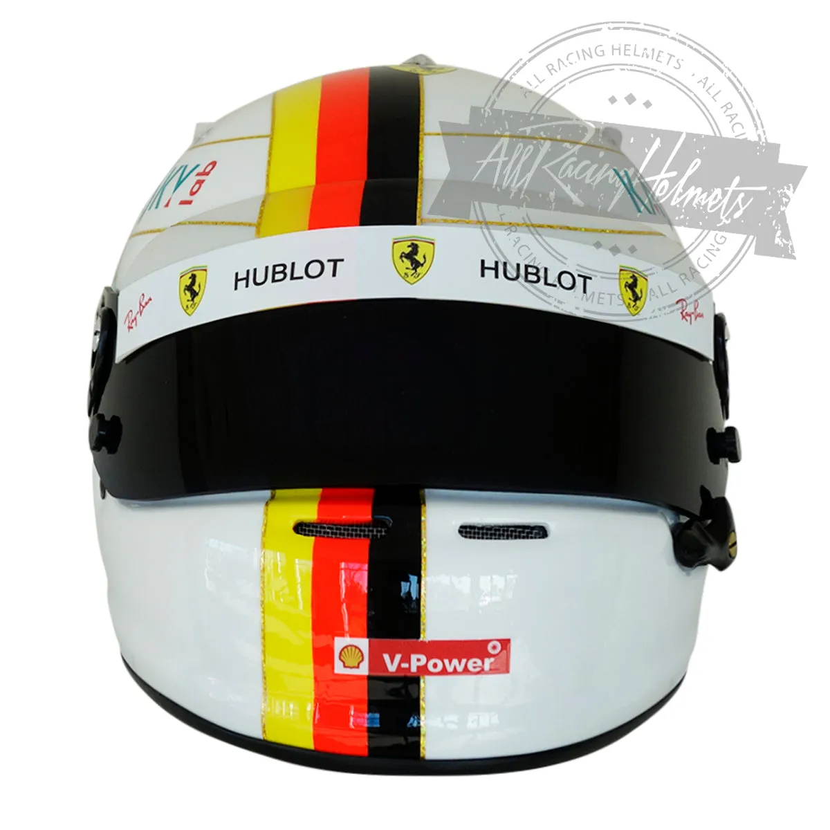 Sebastian Vettel 2018 Bahrain GP F1 Replica Helmet Scale 1:1