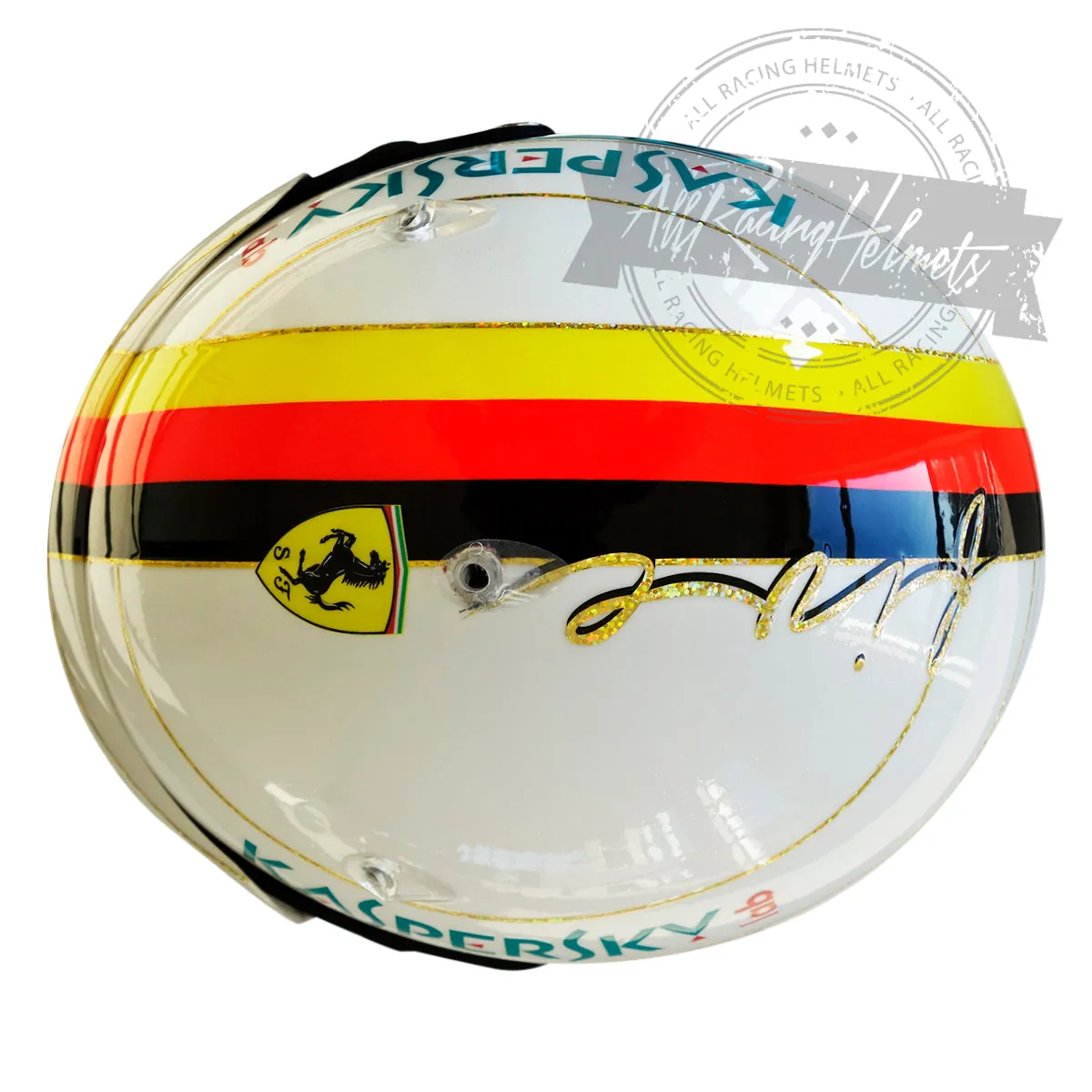 Sebastian Vettel 2018 Bahrain GP F1 Replica Helmet Scale 1:1