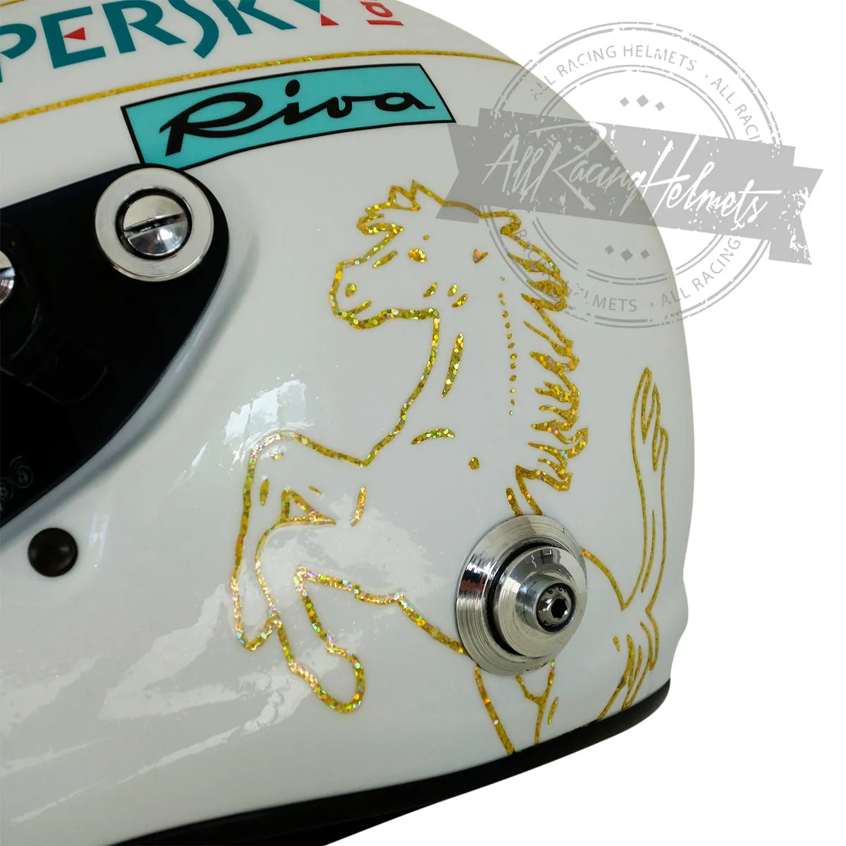 Sebastian Vettel 2018 Bahrain GP F1 Replica Helmet Scale 1:1
