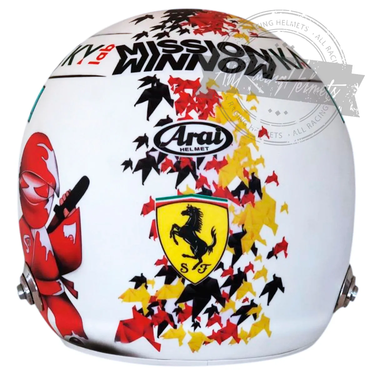 Sebastian Vettel 2018 Suzuka GP F1 Replica Helmet Scale 1:1
