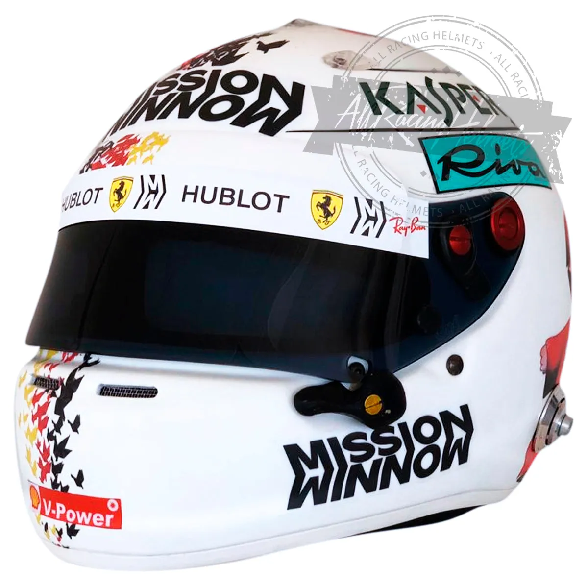Sebastian Vettel 2018 Suzuka GP F1 Replica Helmet Scale 1:1