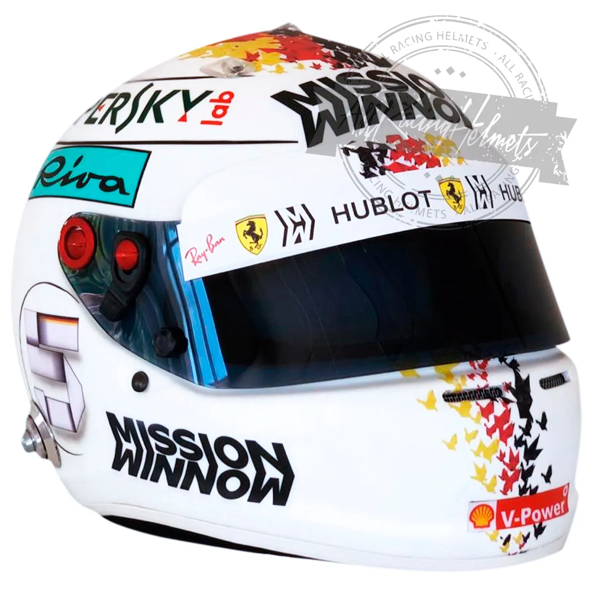 Sebastian Vettel 2018 Suzuka GP F1 Replica Helmet Scale 1:1