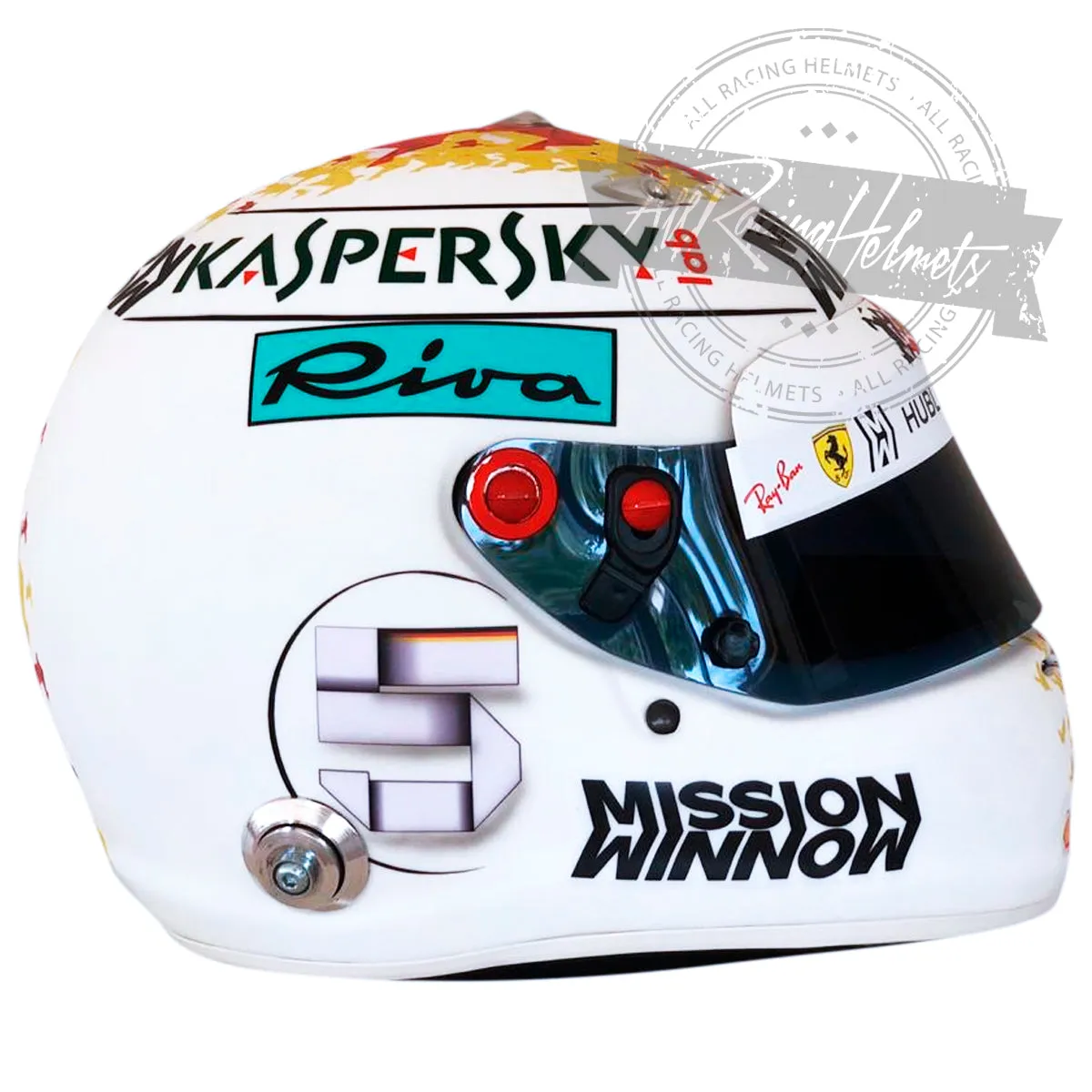 Sebastian Vettel 2018 Suzuka GP F1 Replica Helmet Scale 1:1