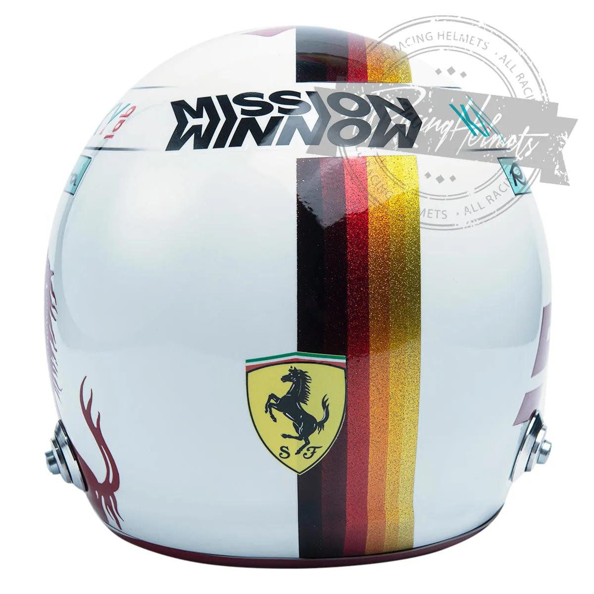 Sebastian Vettel 2019 Brazilian GP F1 Replica Helmet Scale 1:1