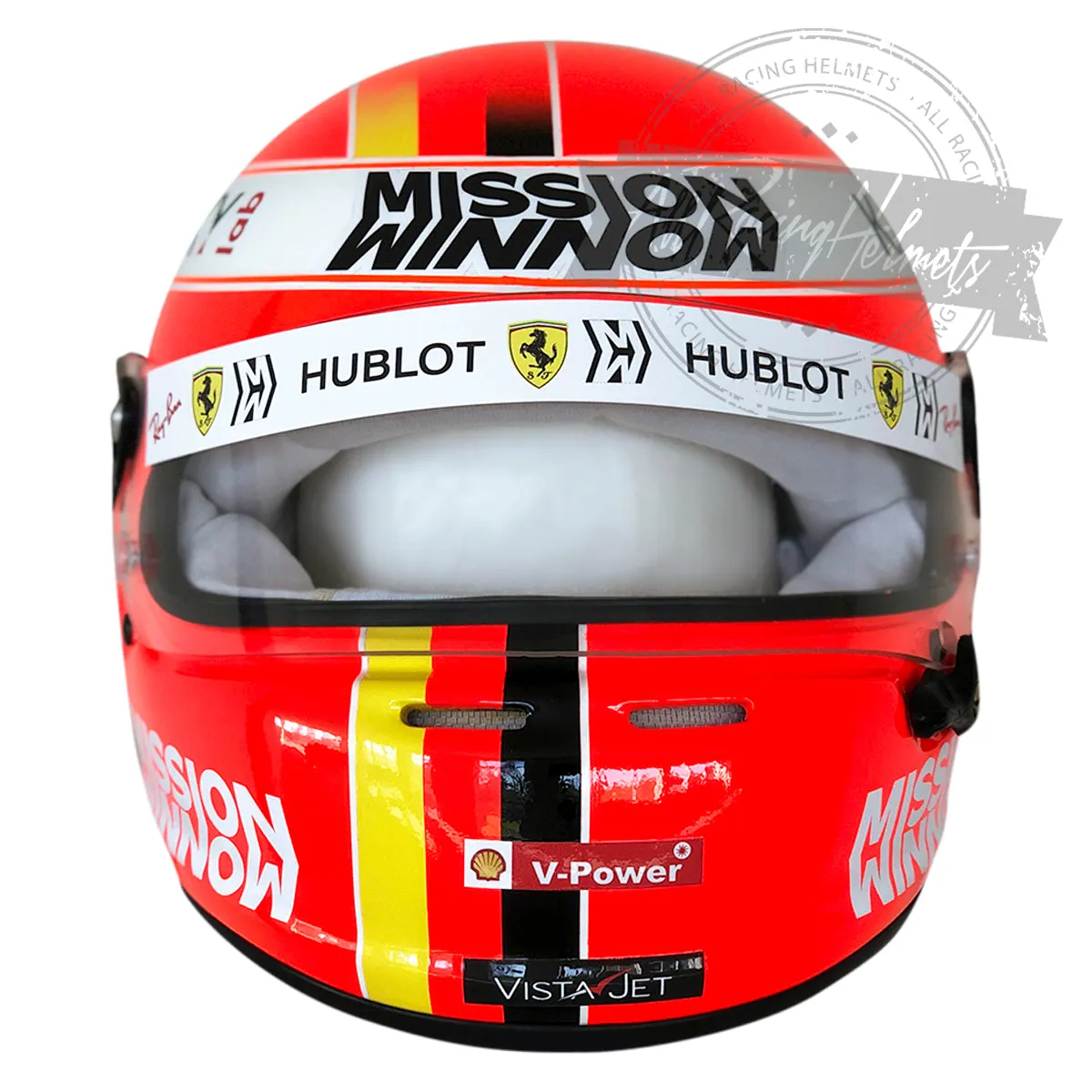 Sebastian Vettel 2019 Monaco GP "Tribute Niki Lauda" F1 Replica Helmet Scale 1:1