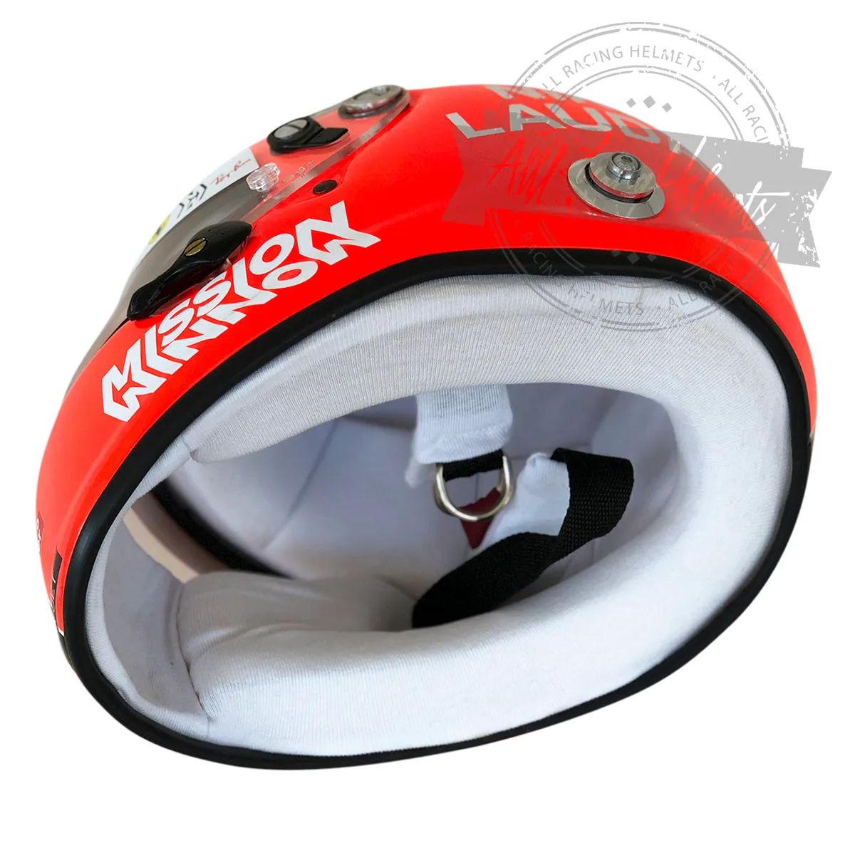Sebastian Vettel 2019 Monaco GP "Tribute Niki Lauda" F1 Replica Helmet Scale 1:1