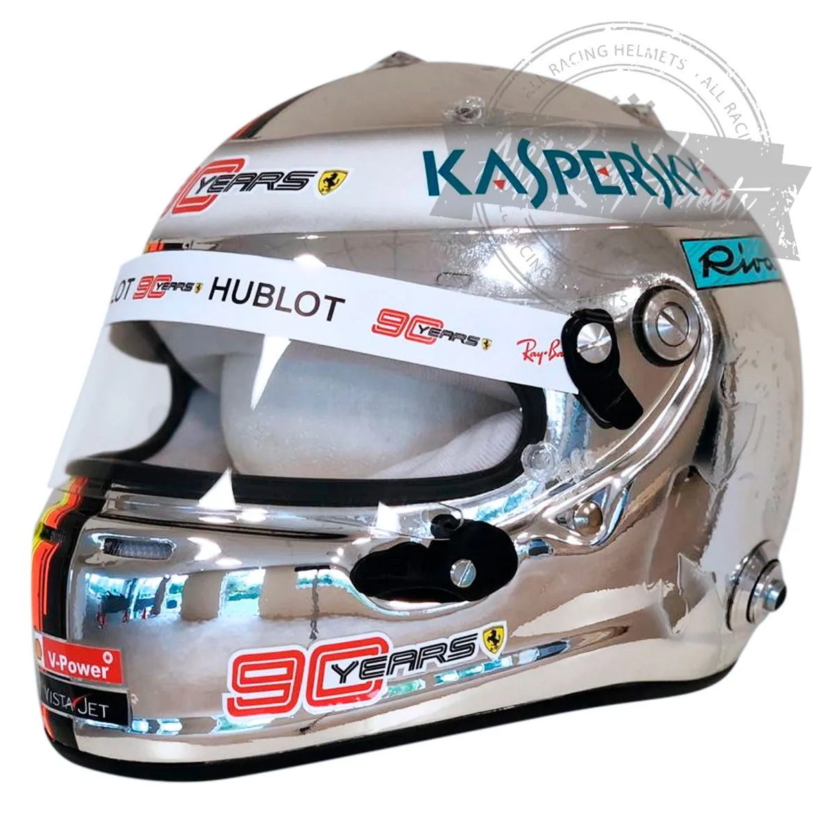 Sebastian Vettel 2019 Singapore GP F1 Replica Helmet Scale 1:1