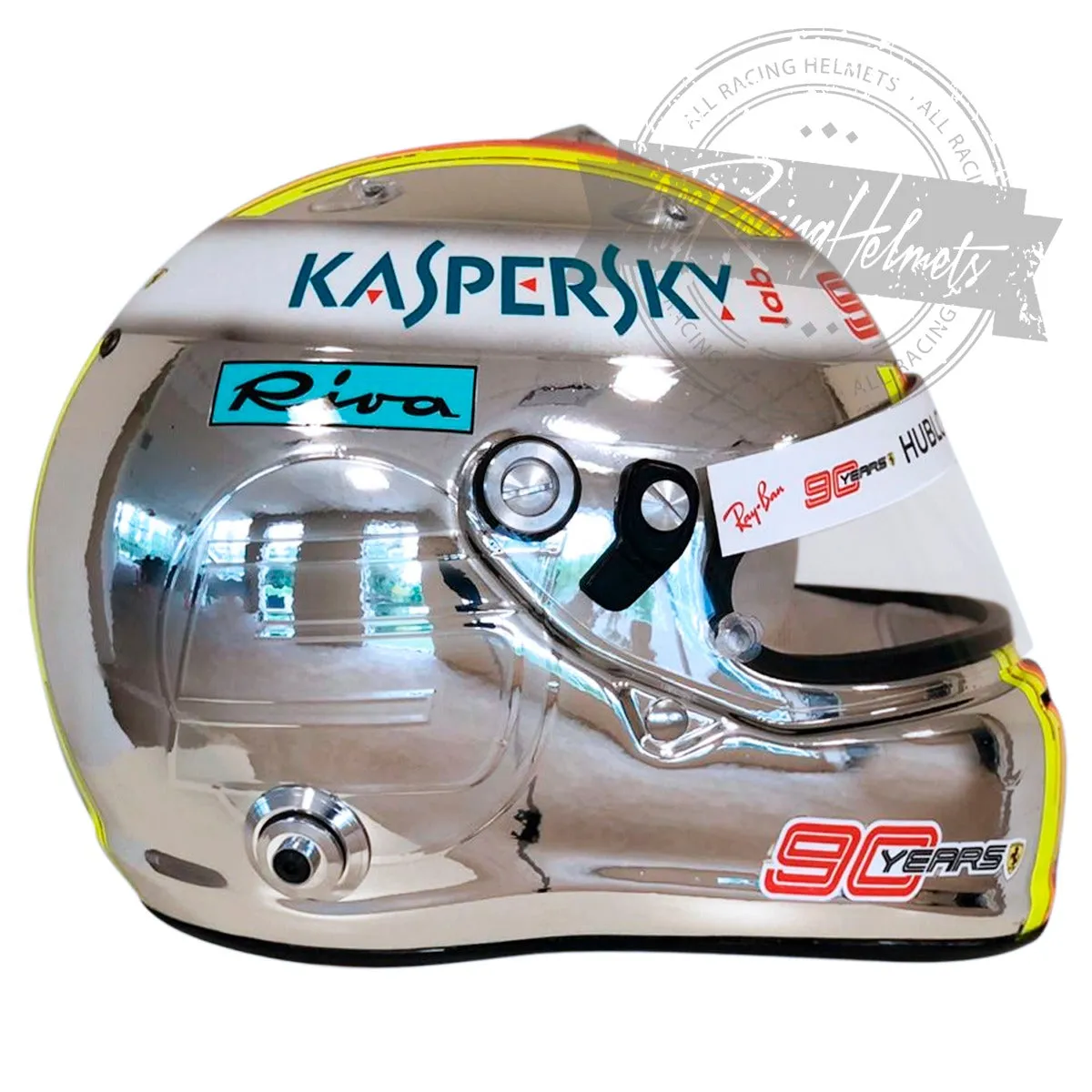 Sebastian Vettel 2019 Singapore GP F1 Replica Helmet Scale 1:1
